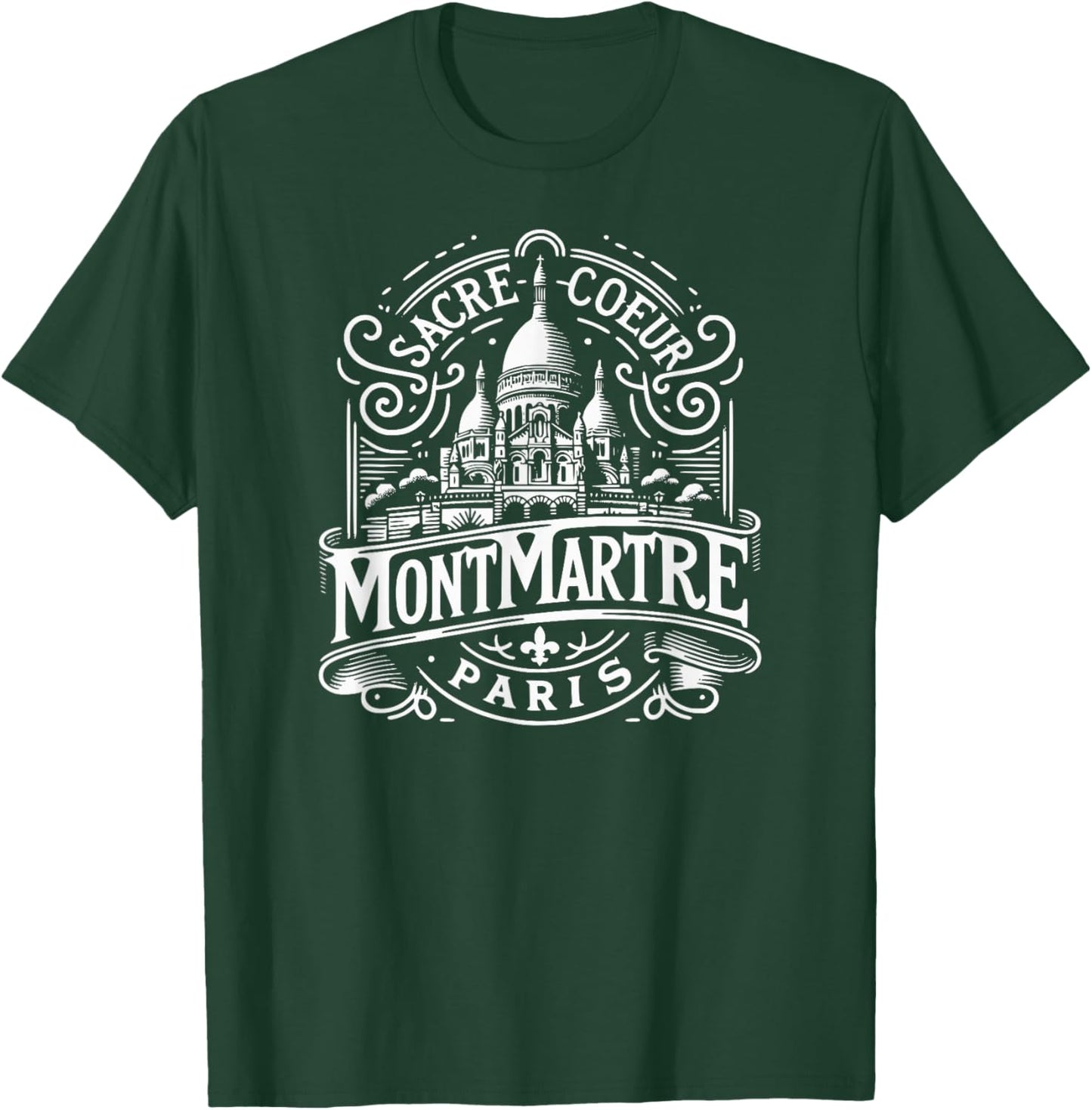 Sacre-Coeur Montmartre Paris France T-Shirt - T-Shirt | Forest