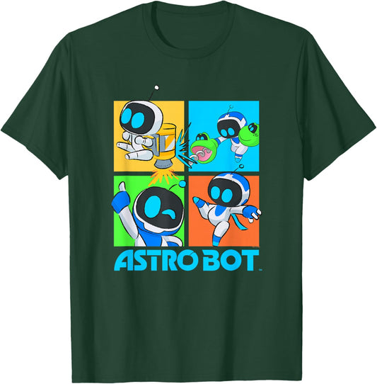 Astro Bot Rescue Mission Fighting Pose Video Game T-Shirt - T-Shirt | Forest