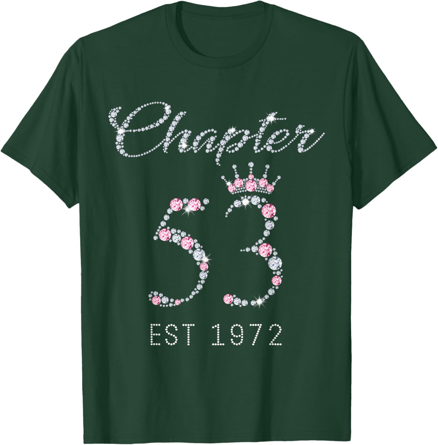 Chapter 53 EST 1972 53rd Birthday Gift T-Shirt - T-Shirt | Forest