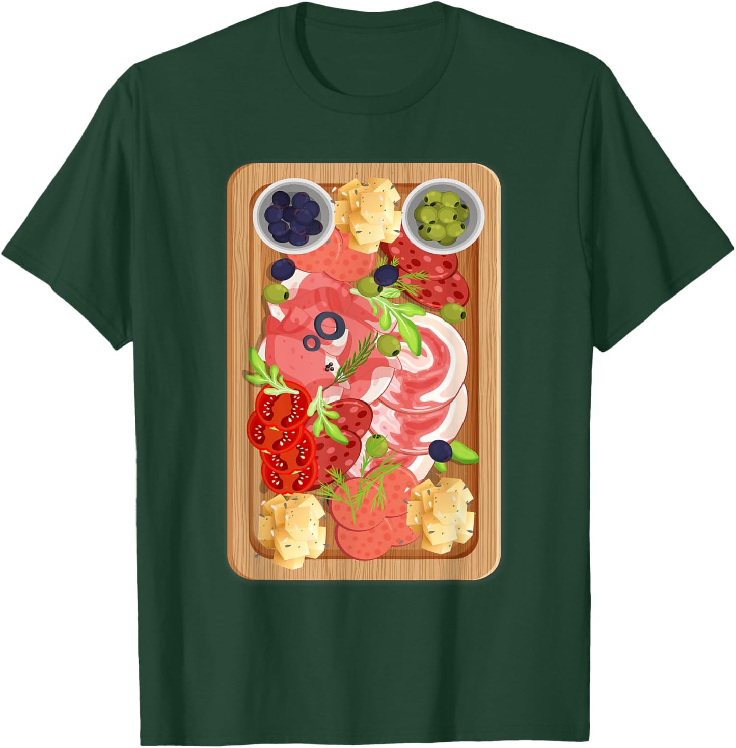 Couple Costume, Best Friend Costume, Charcuterie Board T-Shirt - T-Shirt | Forest