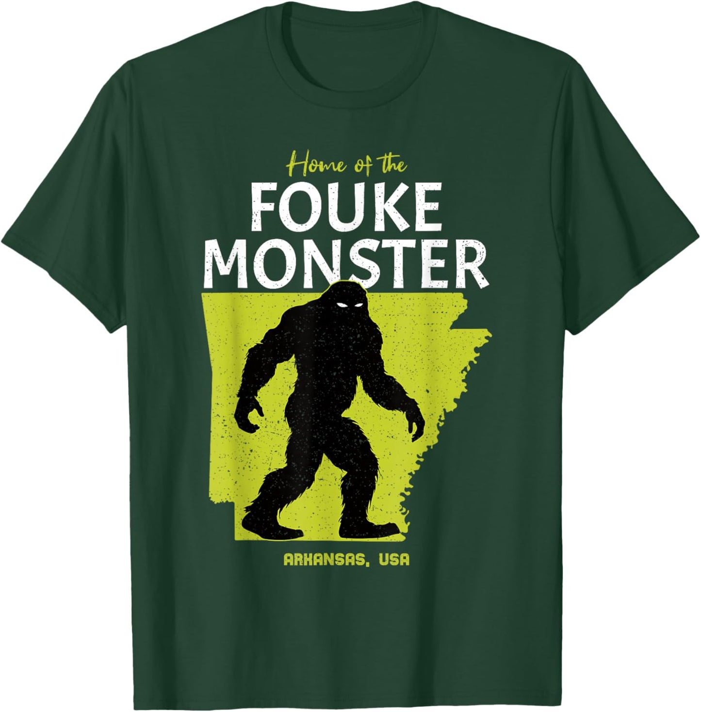 Fouke Monster Arkansas State American Cryptid T-Shirt - T-Shirt | Forest