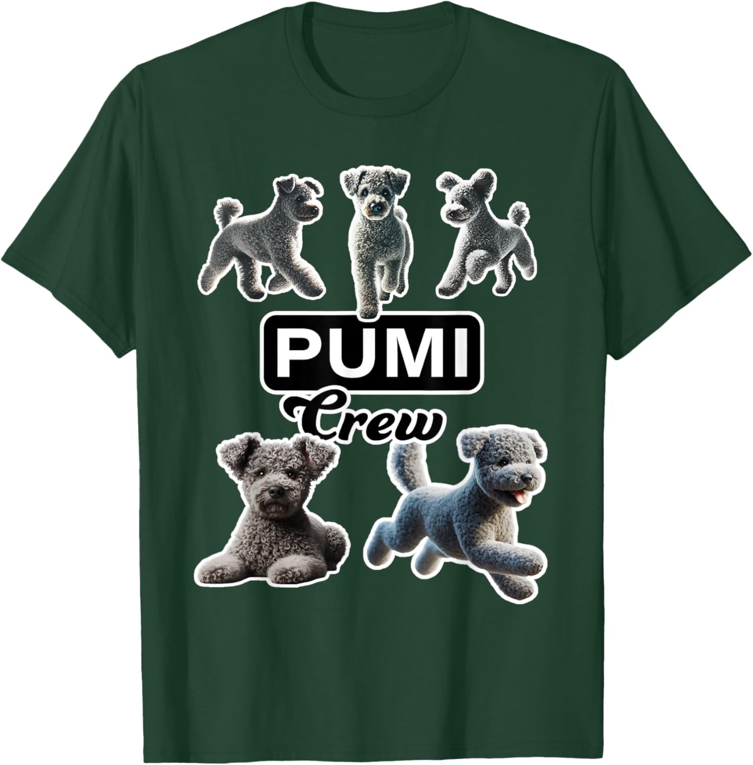 Pumi Crew T-Shirt - T-Shirt | Forest