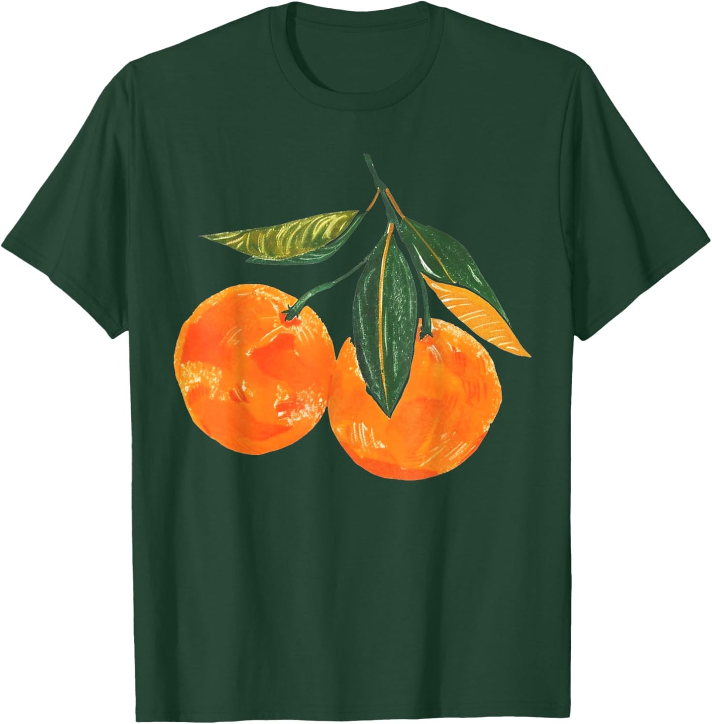 Vintage Graphic Fruit Orange Aesthetic Boho Juicy Men Women T-Shirt - T-Shirt | Forest