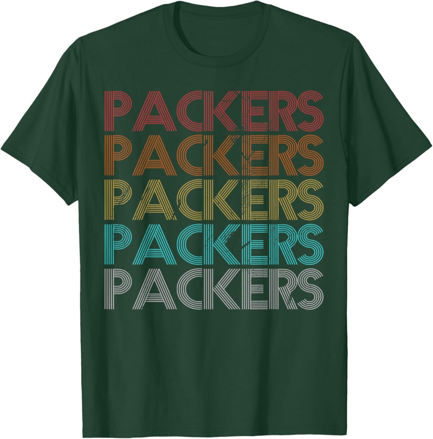 Retro Vintage Packers T-Shirt - T-Shirt | Forest