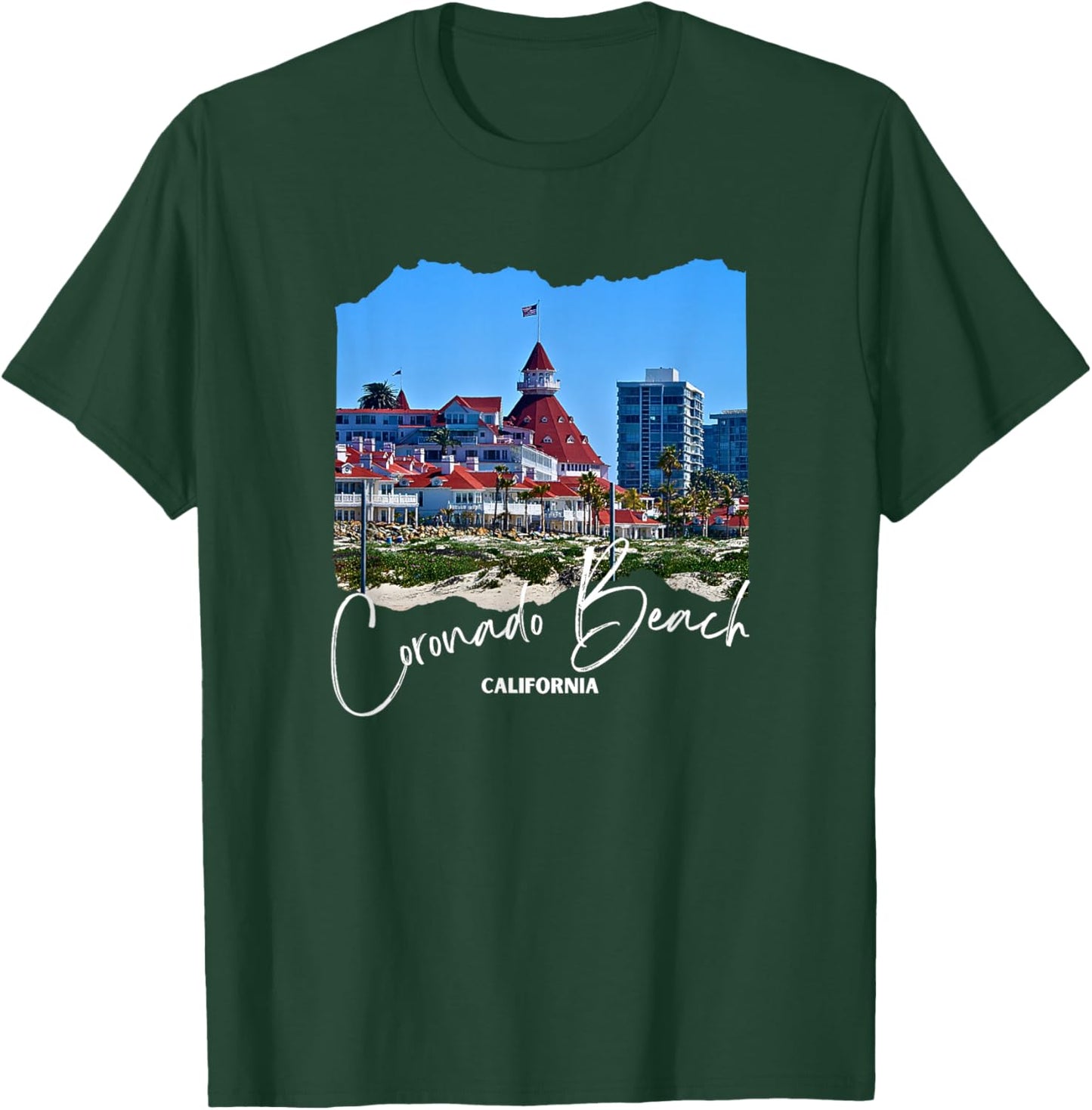 California Coronado Island / Coronado Beach T-Shirt - T-Shirt | Forest