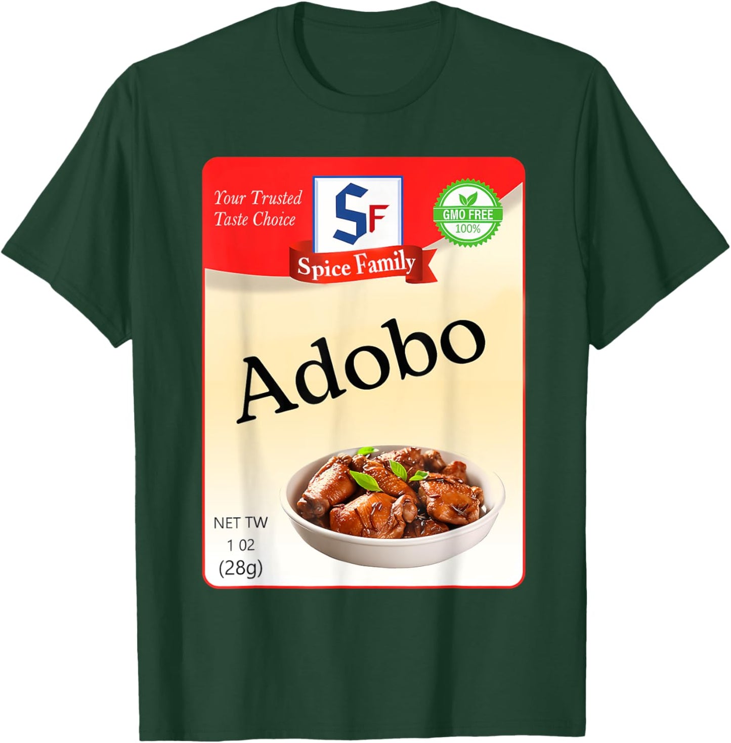 Adobo Condiment Holiday Spice Group Costumes T-Shirt - T-Shirt | Forest
