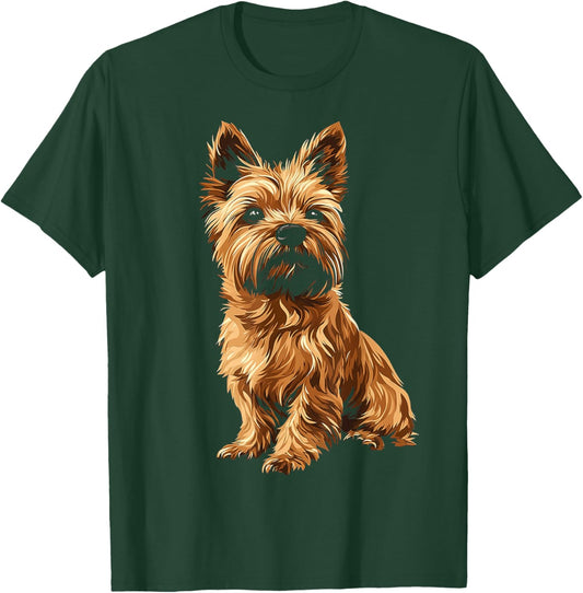 Cairn Terrier Dog Motif Pet Art Cairn Terrier Men Women Kids T-Shirt - T-Shirt | Forest