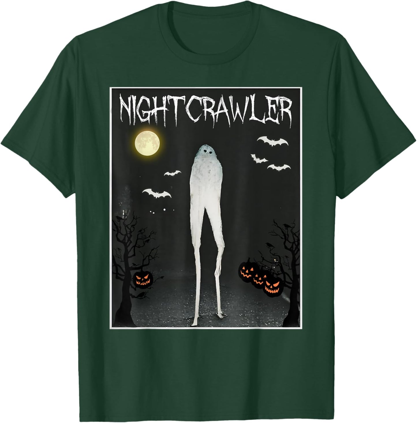 Haunted Walking Pants Cryptid Fresno Nightcrawler Halloween T-Shirt - T-Shirt | Forest