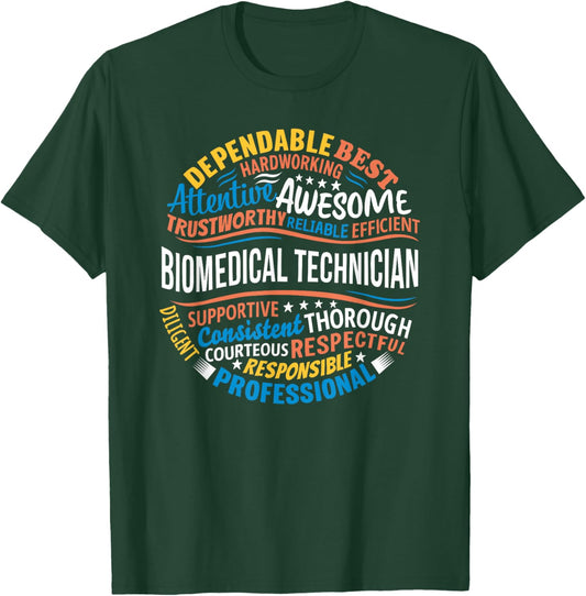 Biomedical Technician Shirts Funny Appreciation Day Gifts T-Shirt - T-Shirt | Forest