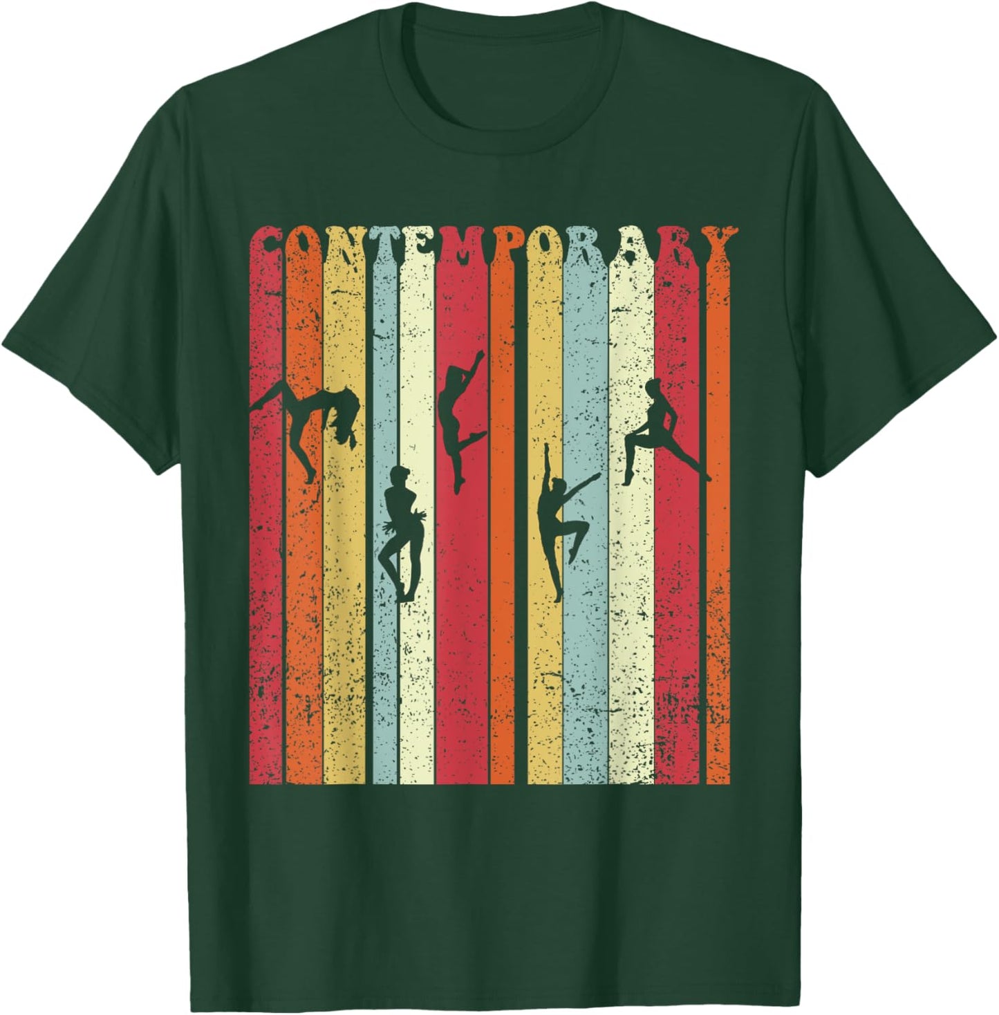 Contemporary Dancing Retro Dance Lover Dancer Men Women T-Shirt - T-Shirt | Forest