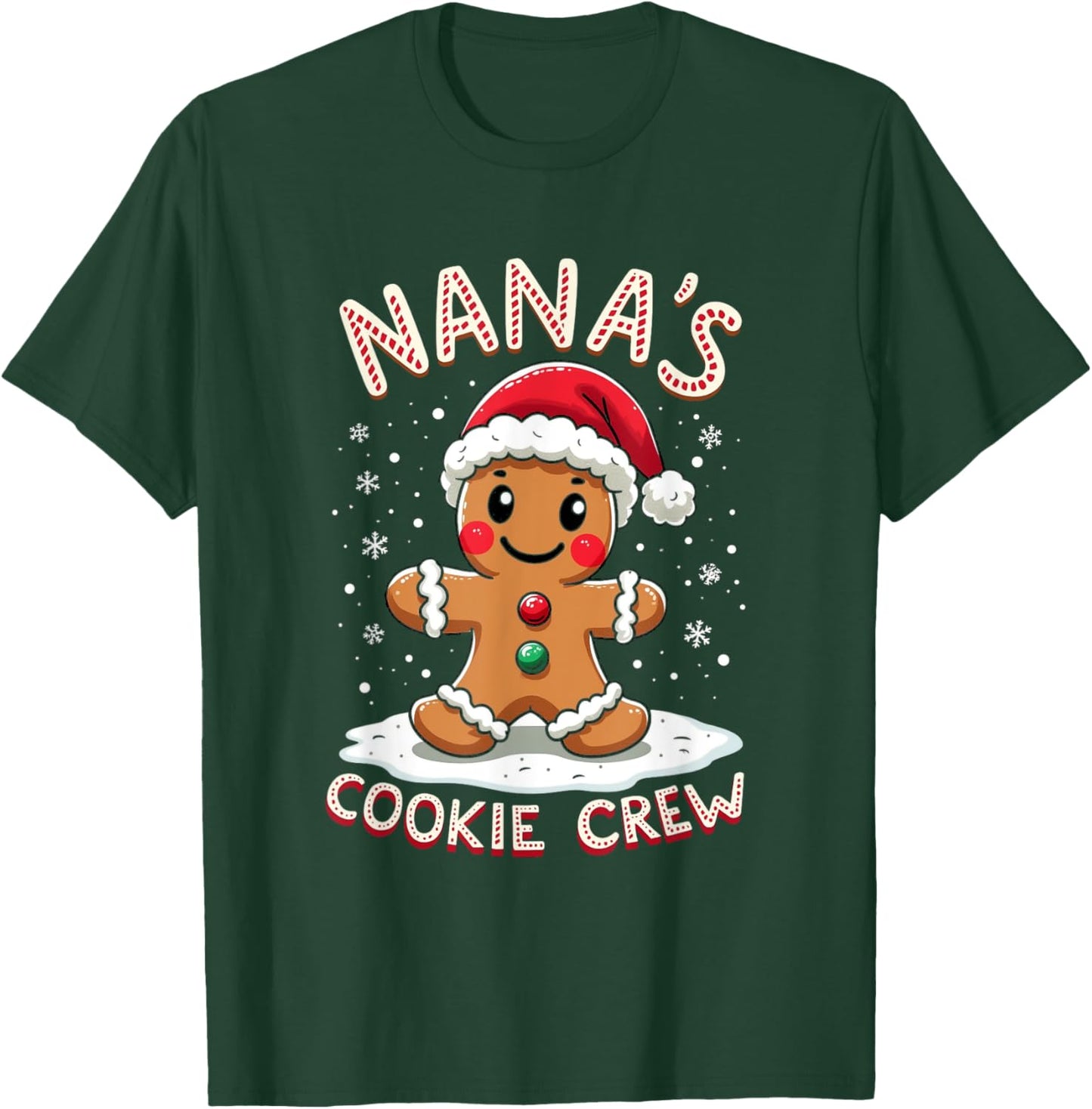 NANA'S COOKIE CREW Holiday Gingerbread T-Shirt - T-Shirt | Forest