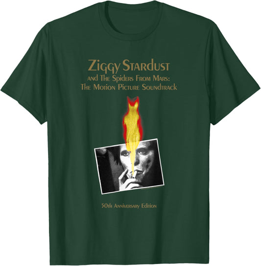 David Bowie Ziggy Stardust Motion Picture 50th Anniversary T-Shirt - T-Shirt | Forest