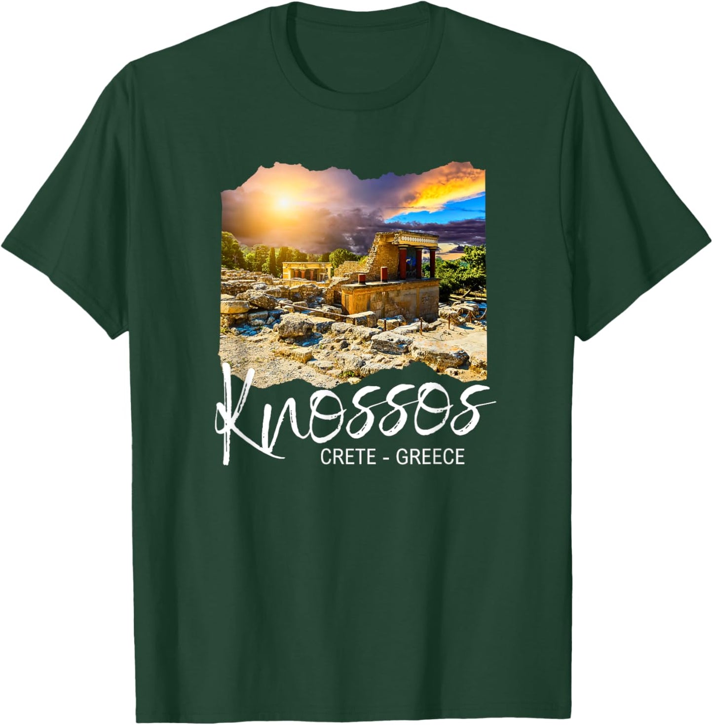 Knossos Crete / Knossos Greece T-Shirt - T-Shirt | Forest