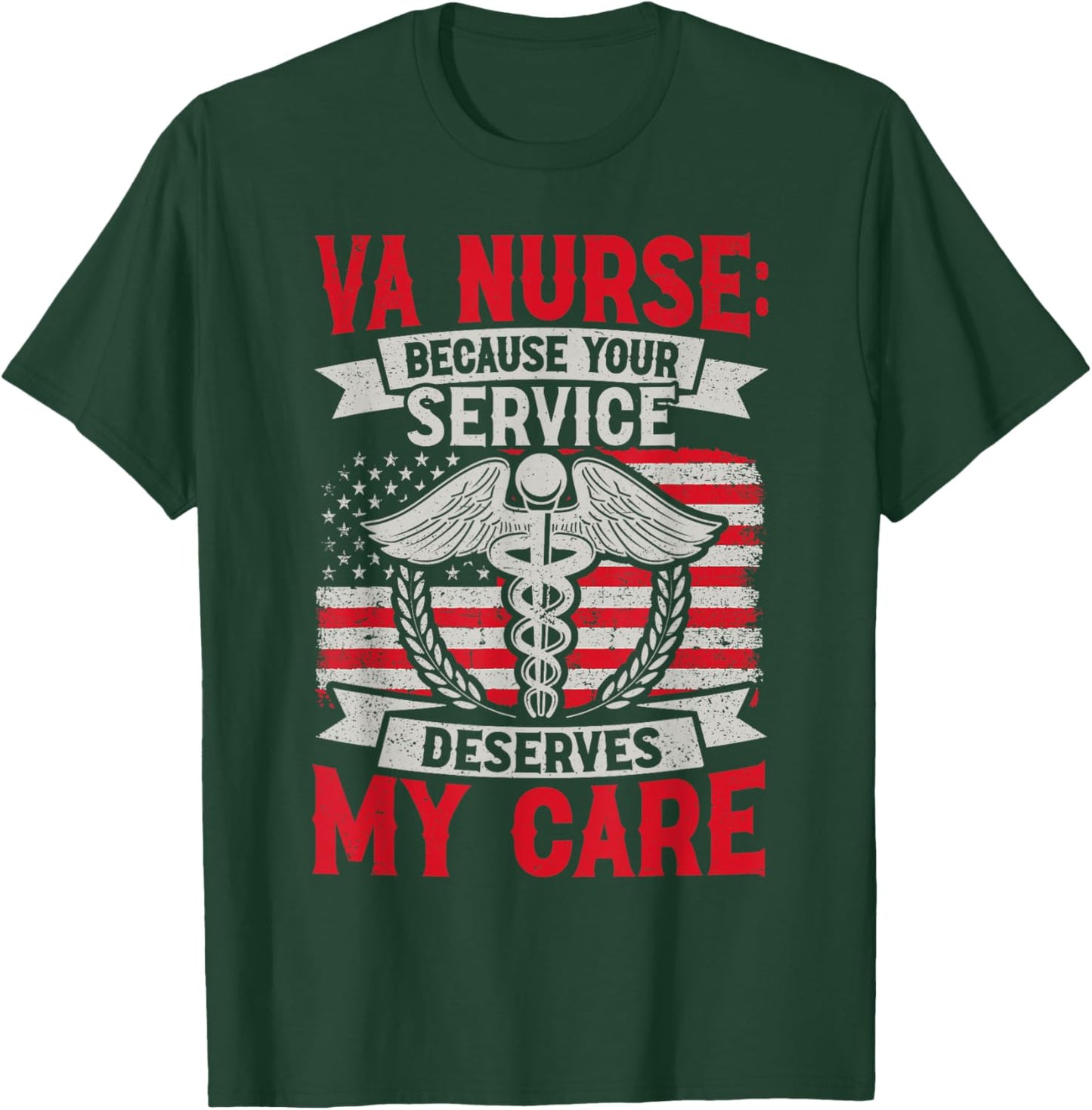 VA Nurse T-Shirt - T-Shirt | Forest