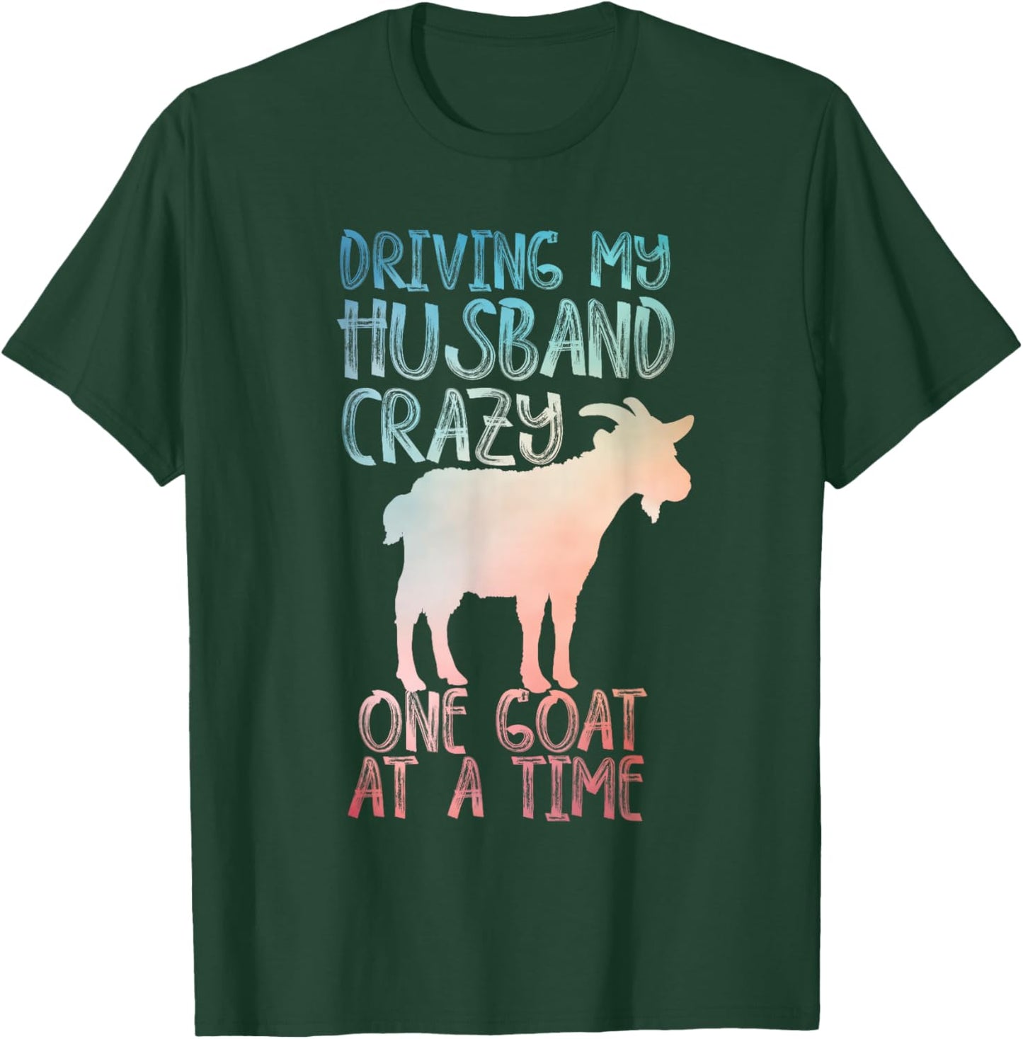Funny Goat Design Girls Farm Animal Goat Farmer T-Shirt - T-Shirt | Forest