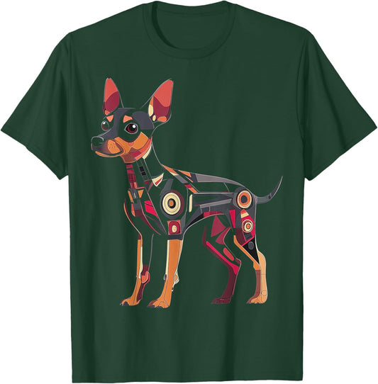 Miniature Pinscher Dog Motif Pet Art Miniature Pinscher Women Kids T-Shirt - T-Shirt | Forest