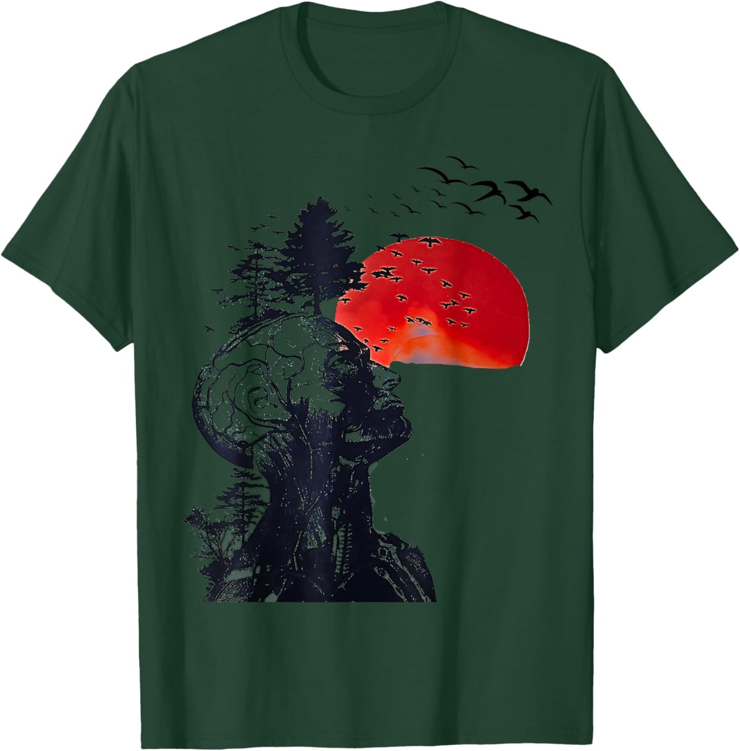 Hangover Human Tree Graphic T-Shirt - T-Shirt | Forest