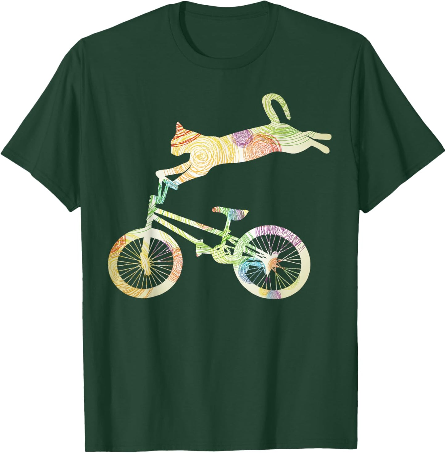 BMX Art Women Toddler Boys Off Road BMX Riding BMX T-Shirt - T-Shirt | Forest