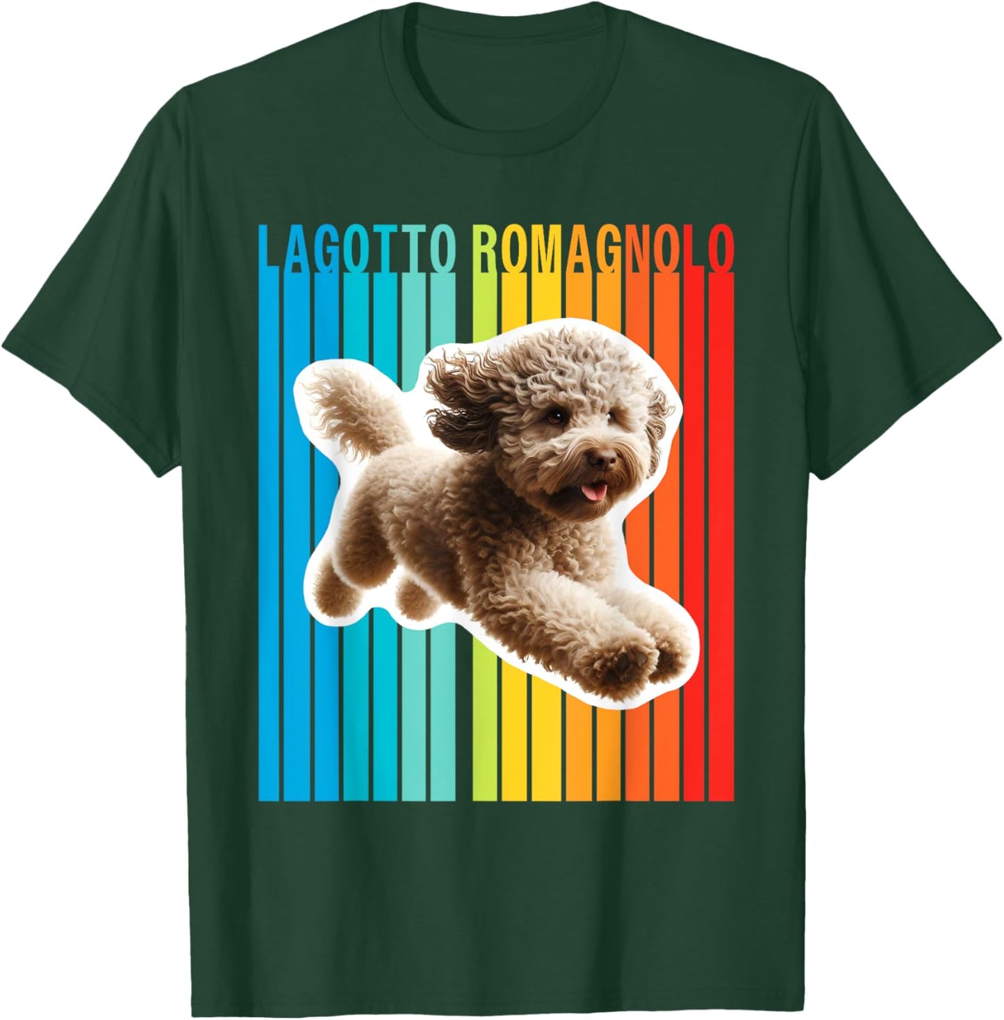 Colorful Lagotto Romagnolo T-Shirt - T-Shirt | Forest
