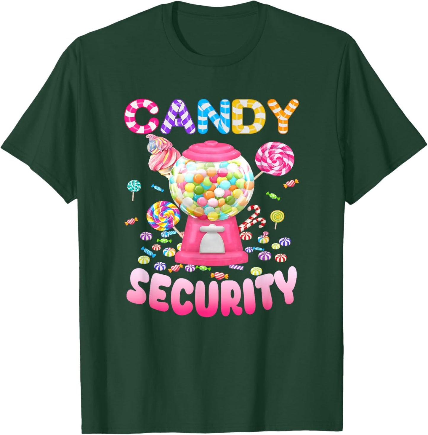 Candy-Security Candyland Costume Kids Teens Adult T-Shirt - T-Shirt | Forest