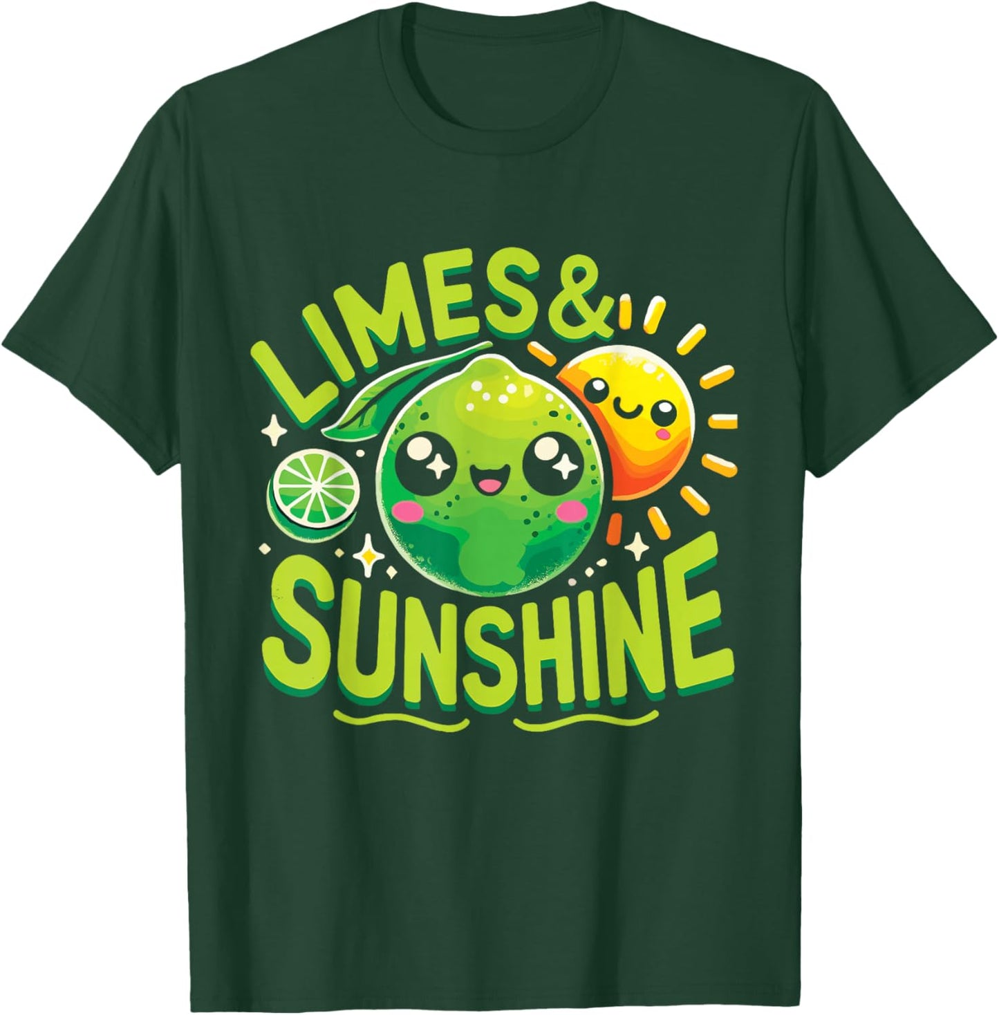 Limes & Sunshine T-Shirt - T-Shirt | Forest