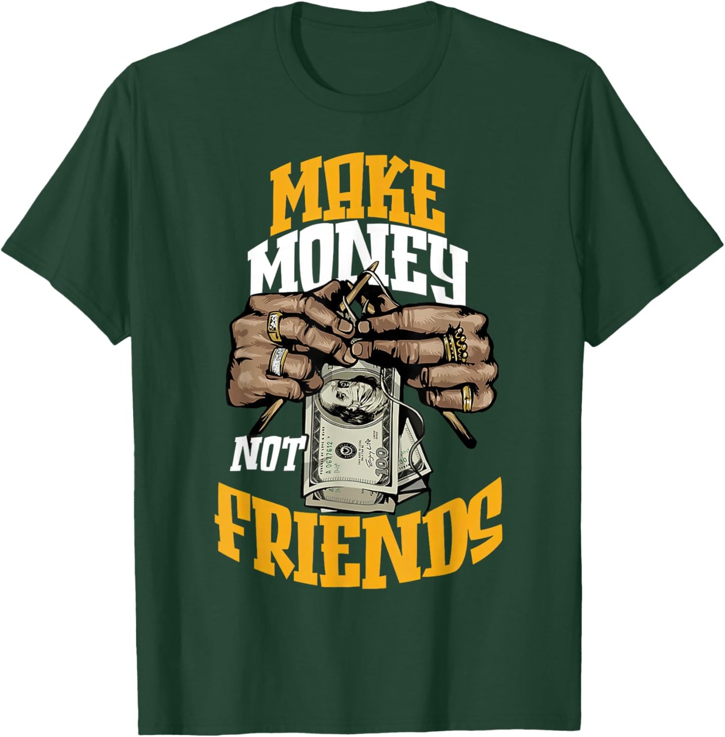 Ochre Yellow Black White Color Match T-Shirt - T-Shirt | Forest
