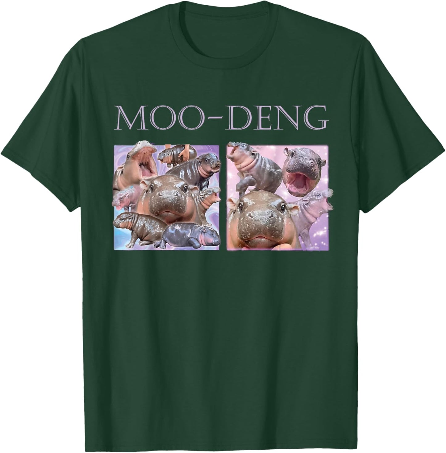 MOO-DENG The Famous Baby Pigmy Hippo MOODENG T-Shirt - T-Shirt | Forest