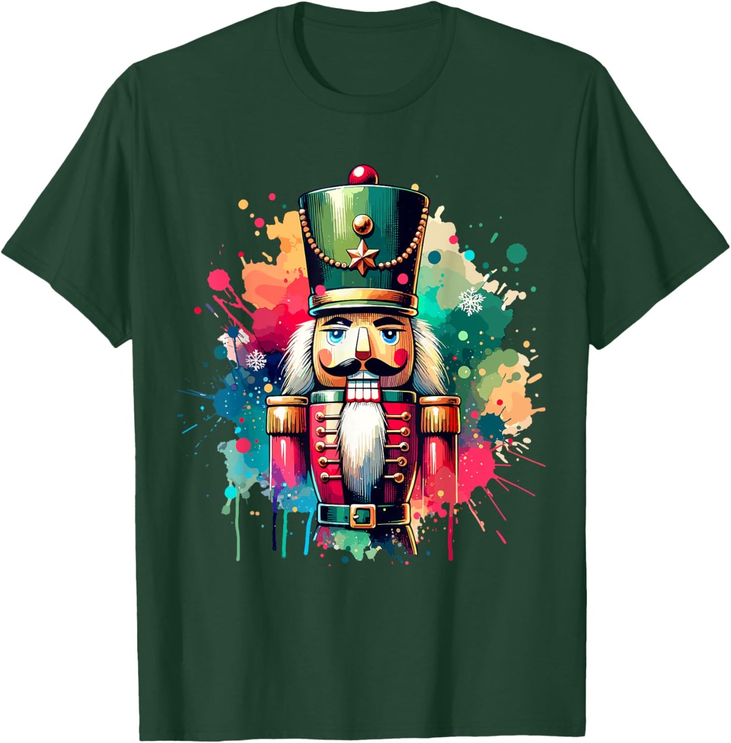 Colorful Christmas Nutcracker T-Shirt - T-Shirt | Forest