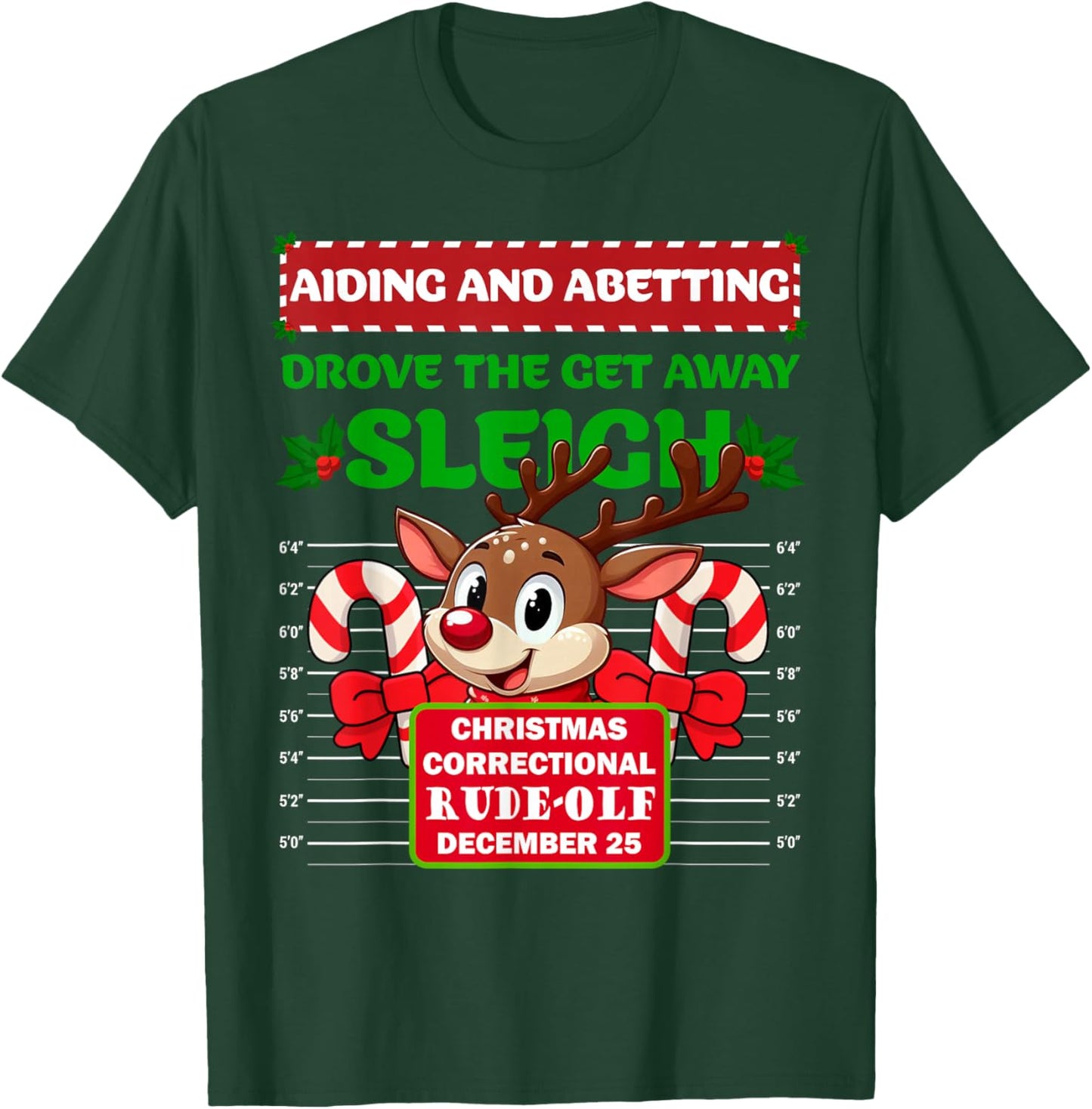 Funny Characters Inmate Christmas Matching Family Group Sets T-Shirt - T-Shirt | Forest