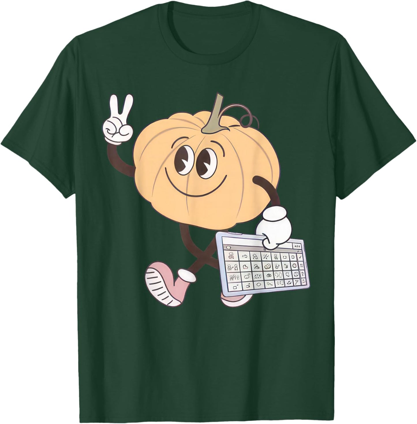 Awareness Fall Pumpkin AAC Device Autism Special Halloween T-Shirt - T-Shirt | Forest