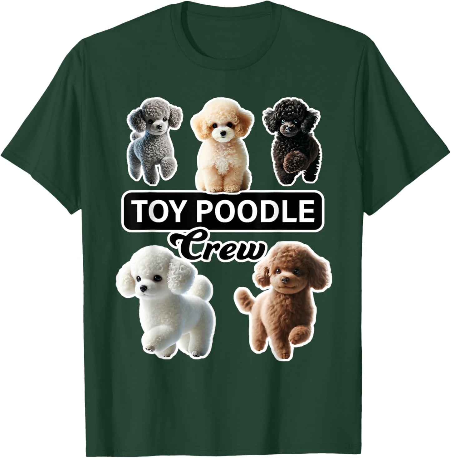 Toy Poodle Crew T-Shirt - T-Shirt | Forest