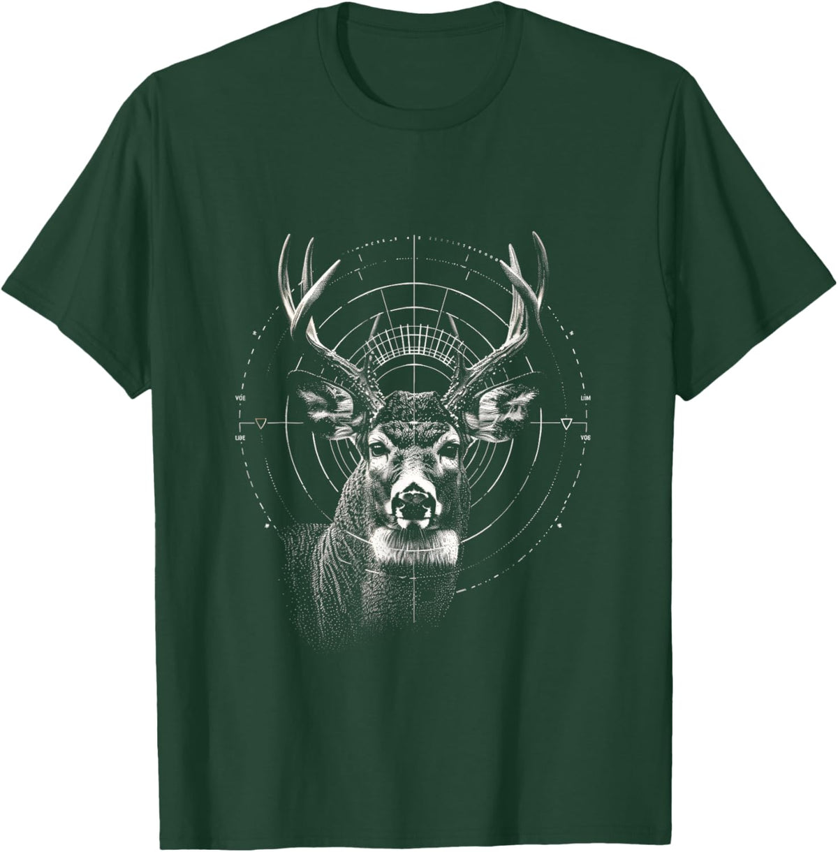 Deer Hunting Crosshairs Big Buck Deer hunting T-Shirt - T-Shirt | Forest