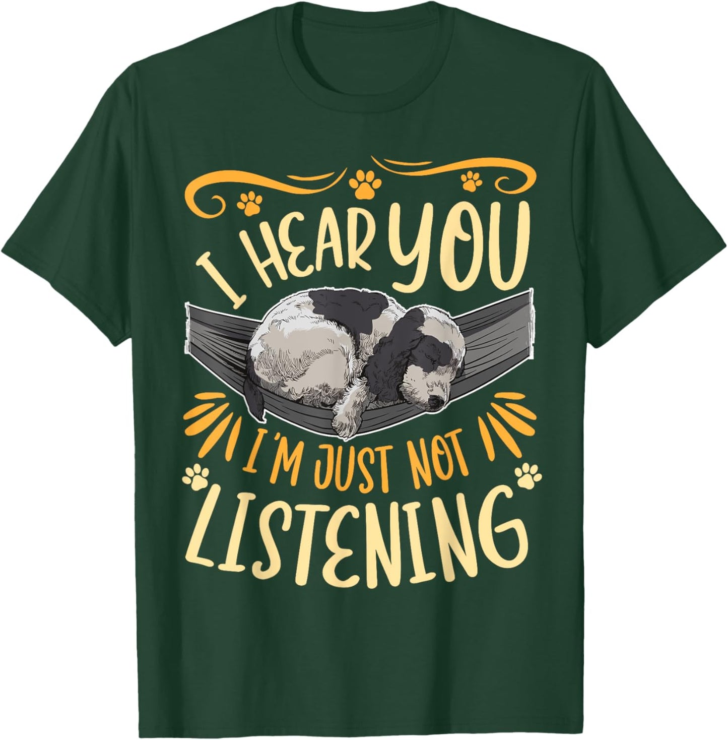 I Hear You I'm Just Not Listening Cocker Spaniel T-Shirt - T-Shirt | Forest
