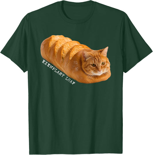 Ginger Cat Loaf Kitten Bread Funny Loafing Cat Lover Women Kids T-Shirt - T-Shirt | Forest