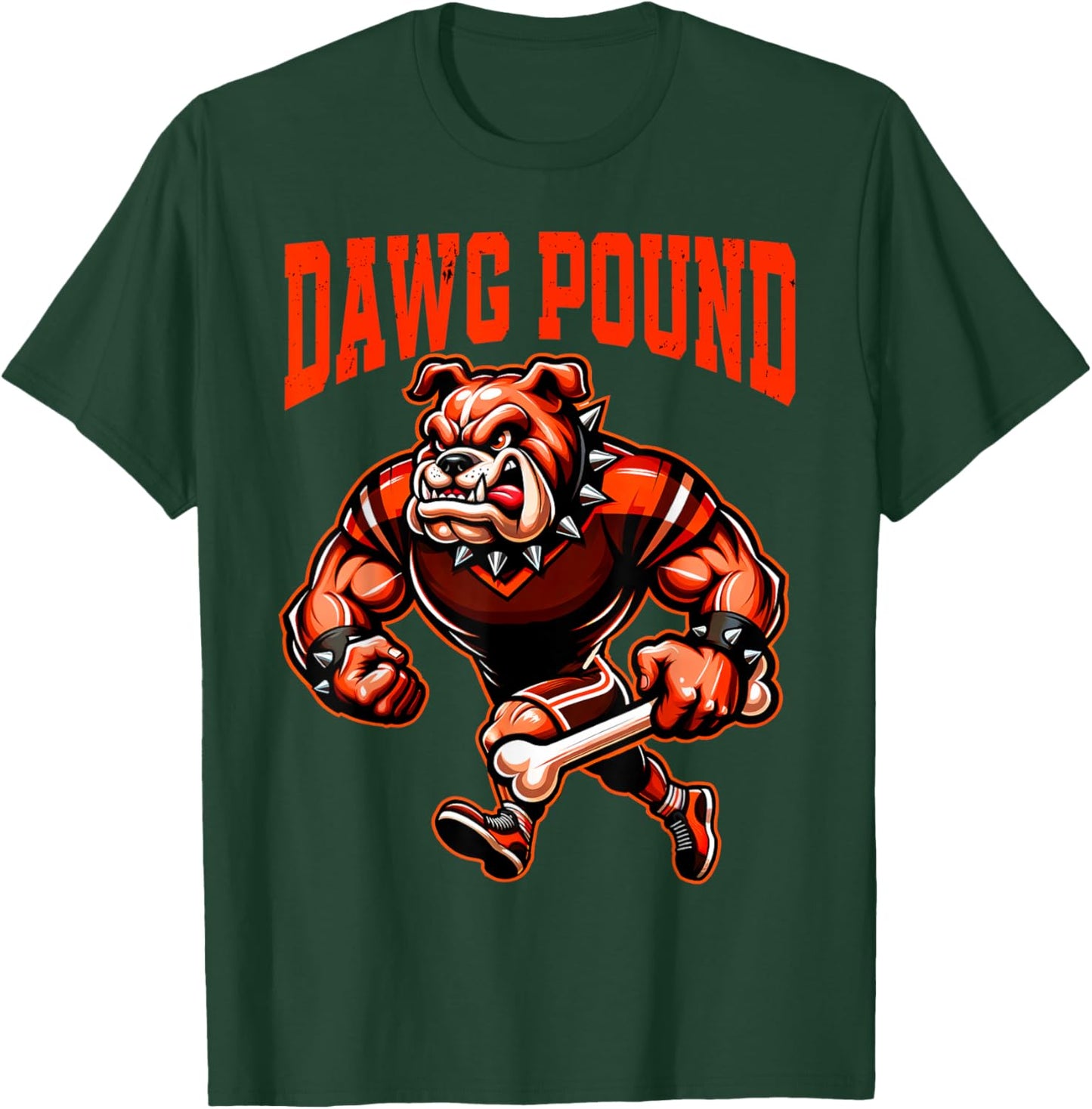 Graphic Cleveland Name Styles | DAWG Dog Pound Gifts Ideas Women Girls Kids T-Shirt - T-Shirt | Forest