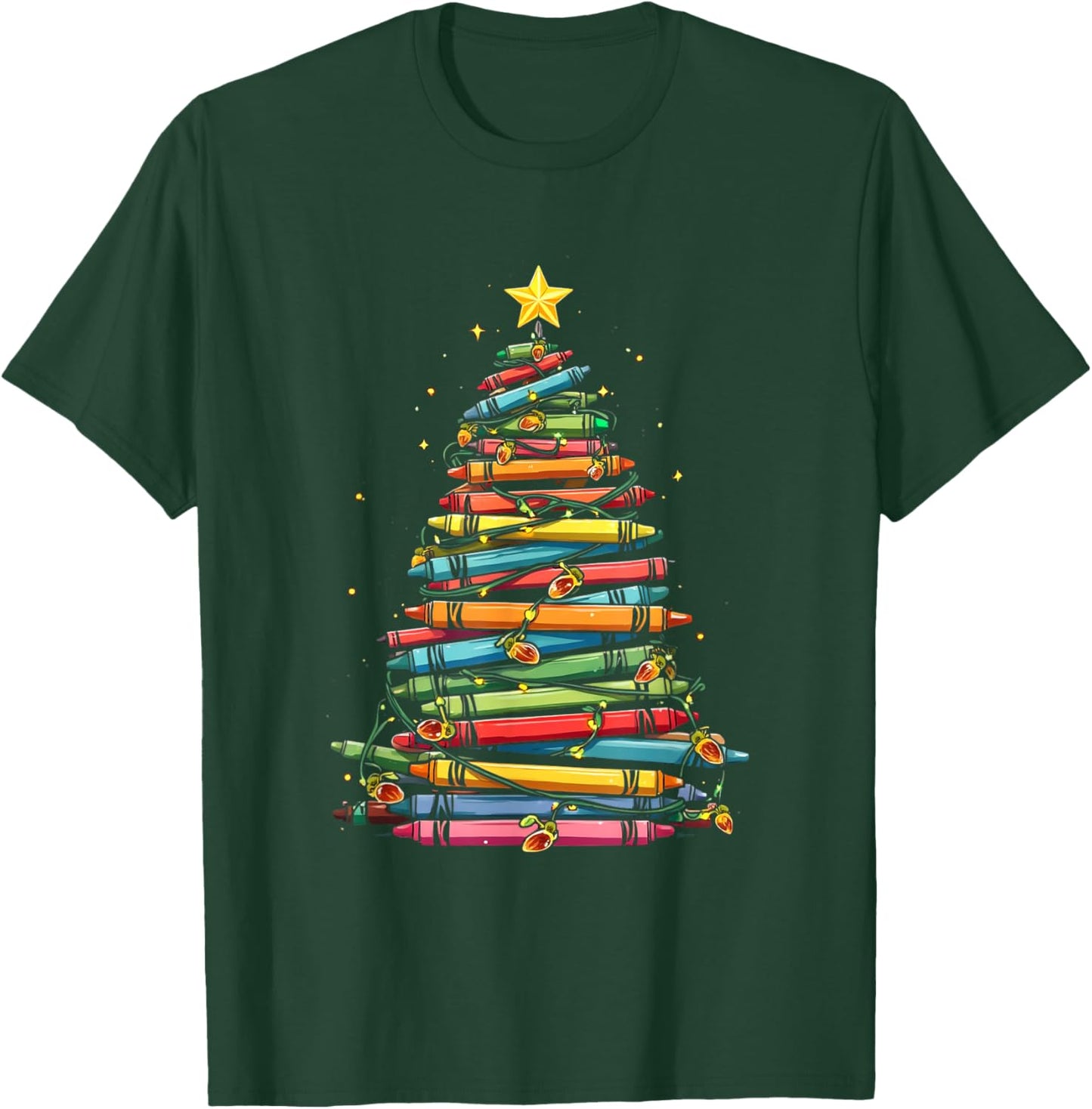 Christmas Book Tree T-Shirt - T-Shirt | Forest
