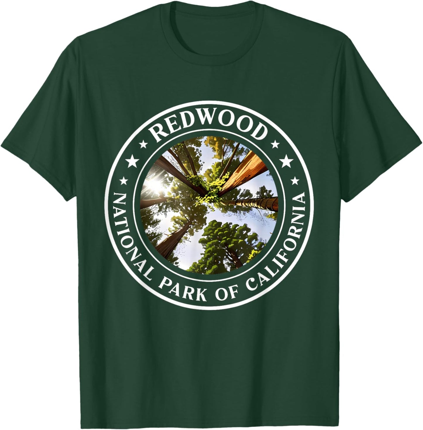 Redwood National Park of California Redwood Forest T-Shirt - T-Shirt | Forest
