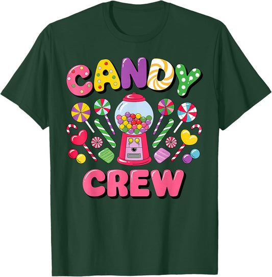 Candy Land Candy Crew Decorations Sweetie Candy Squad cool T-Shirt - T-Shirt | Forest