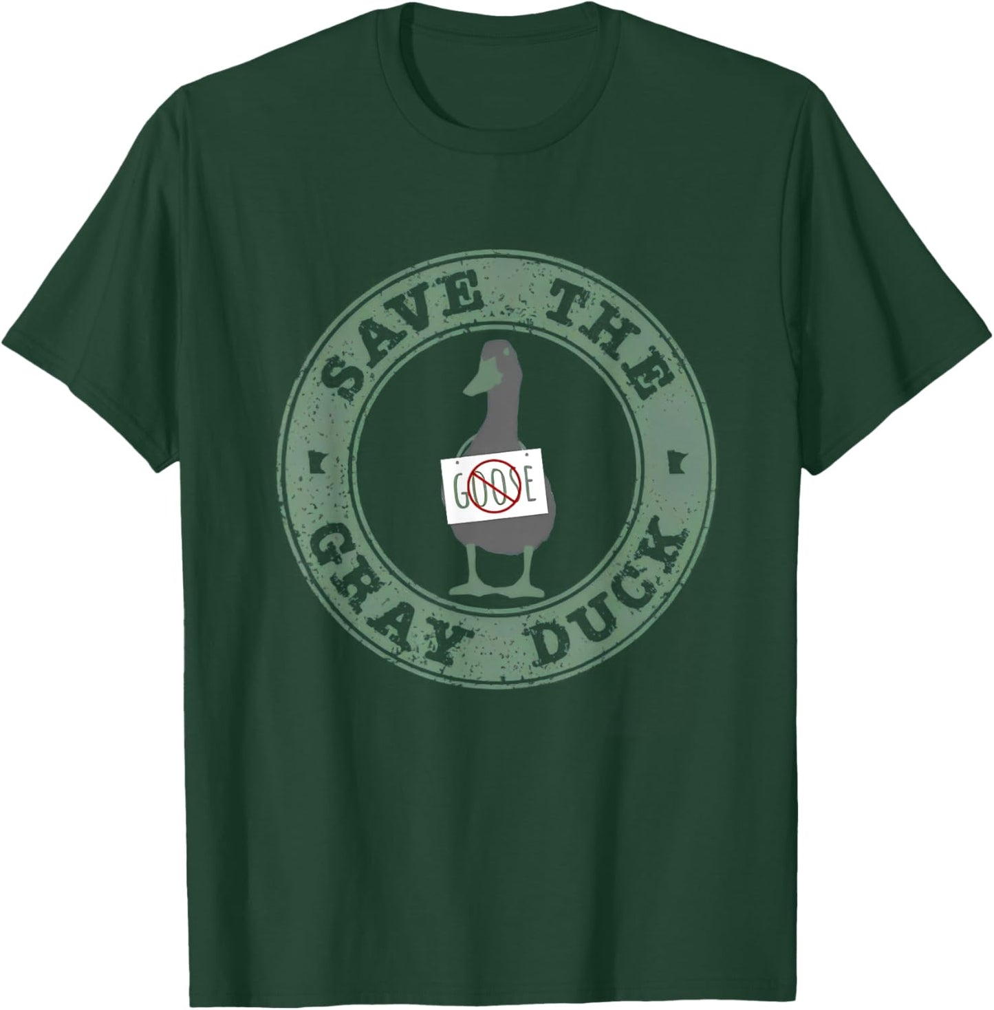 Save The Gray Duck T-Shirt - T-Shirt | Forest