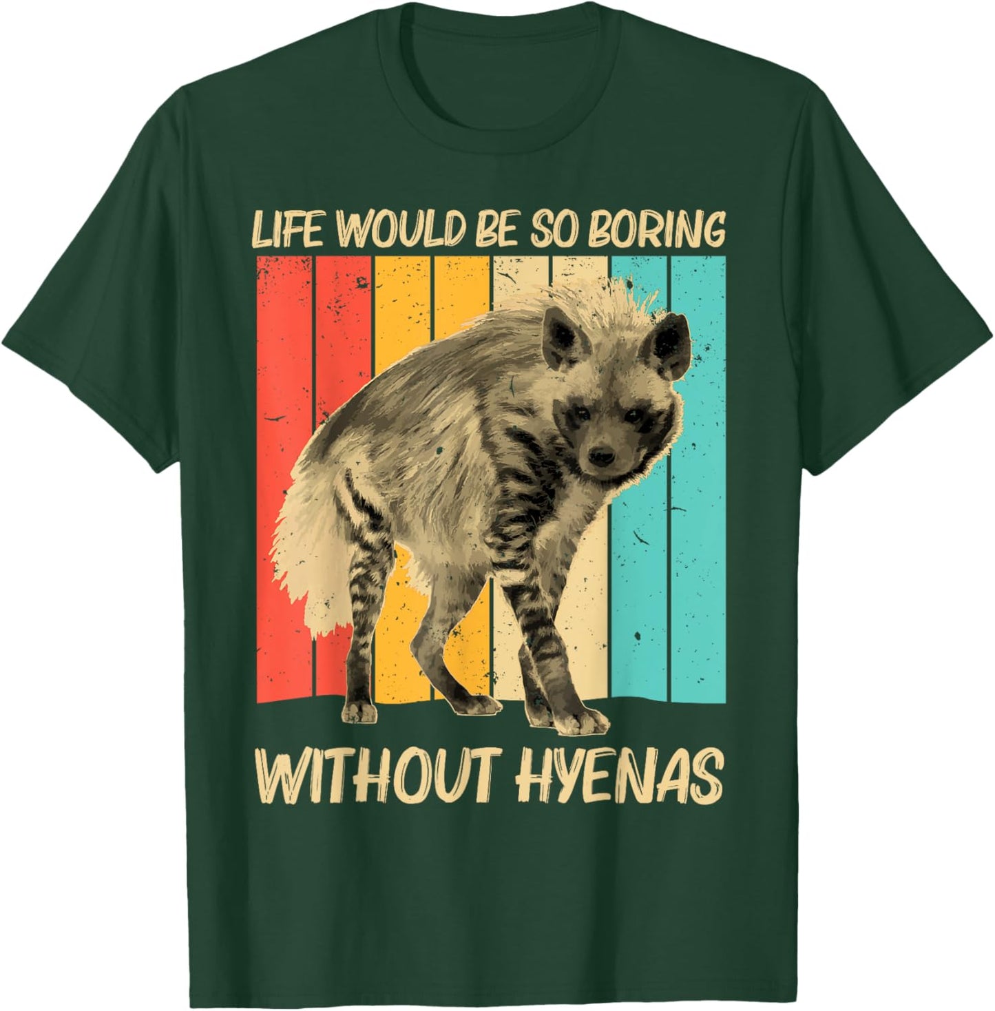 Cool Hyena Design Women African Animal Hyena Lover T-Shirt - T-Shirt | Forest