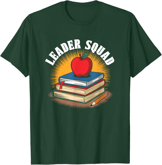 Leadership Squad - Elementary School Principal T-Shirt - T-Shirt | Forest