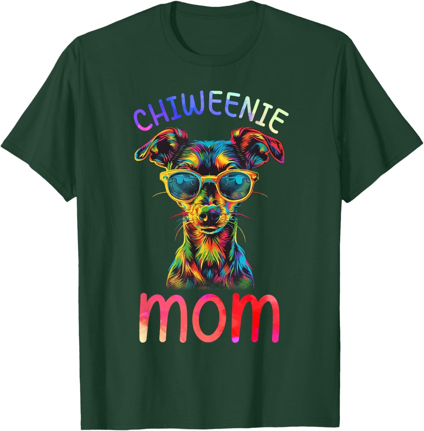 Chiweenie Lovers Pop Art Sunglasses Chiweenie Mom T-Shirt - T-Shirt | Forest