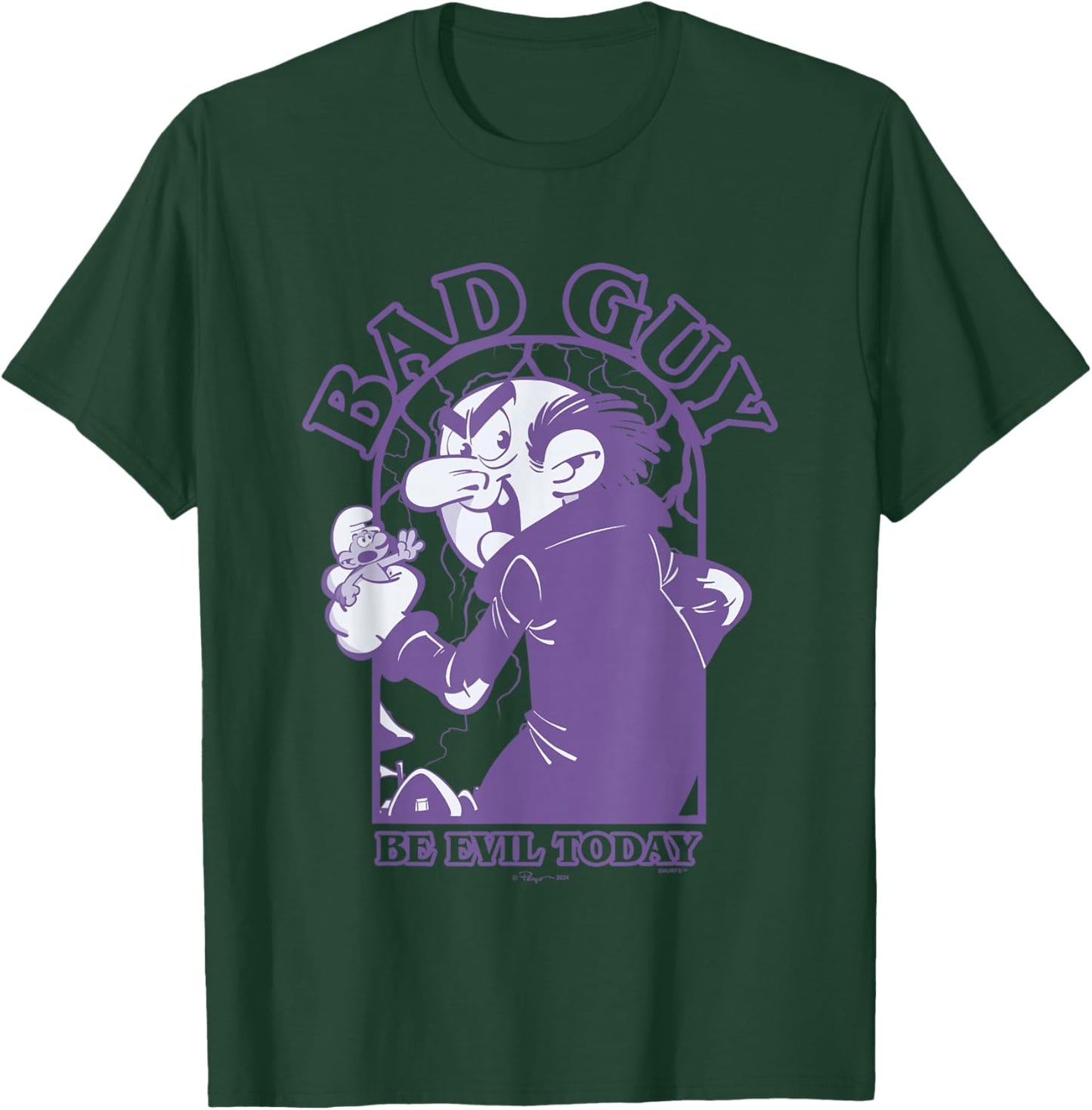 The Smurfs Bad Guy Be Evil Today Gargamel T-Shirt - T-Shirt | Forest