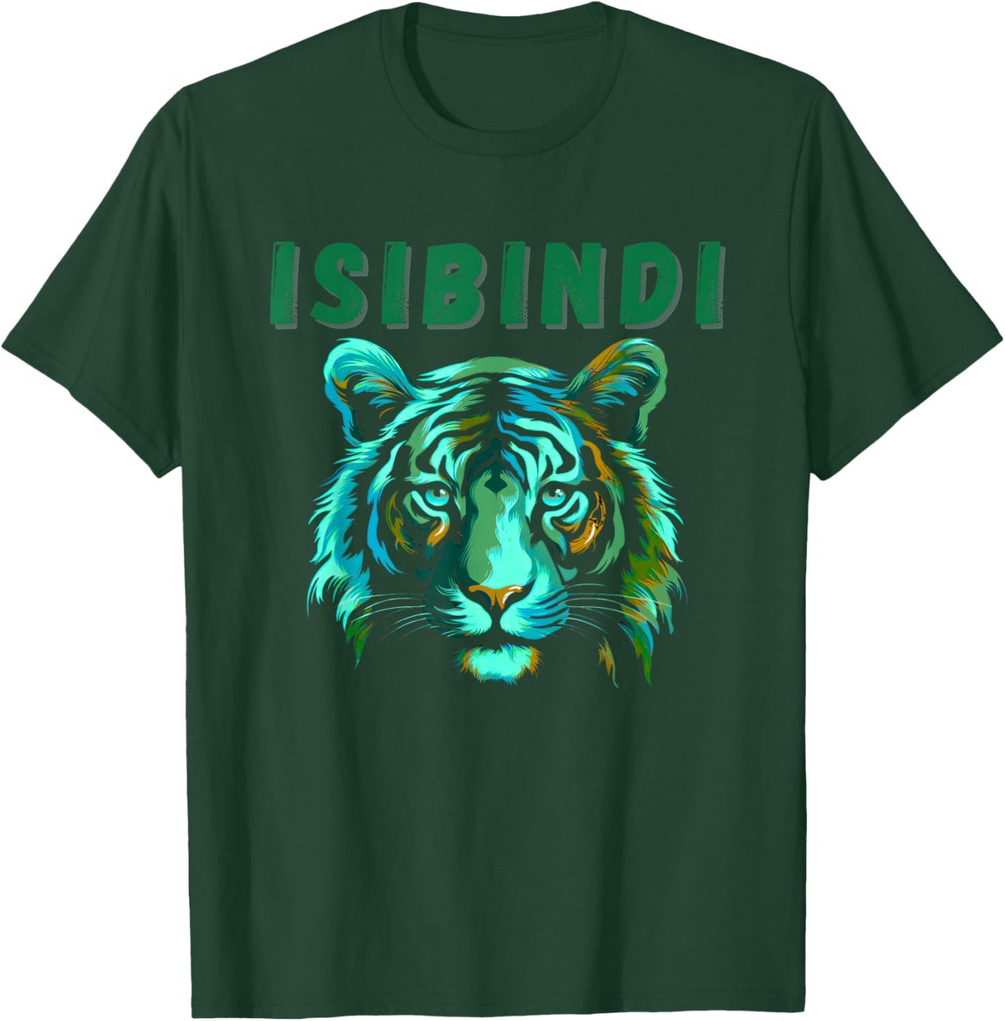 ISIBINDI LION BINDI House of Courage School Spirit Day Green T-Shirt - T-Shirt | Forest