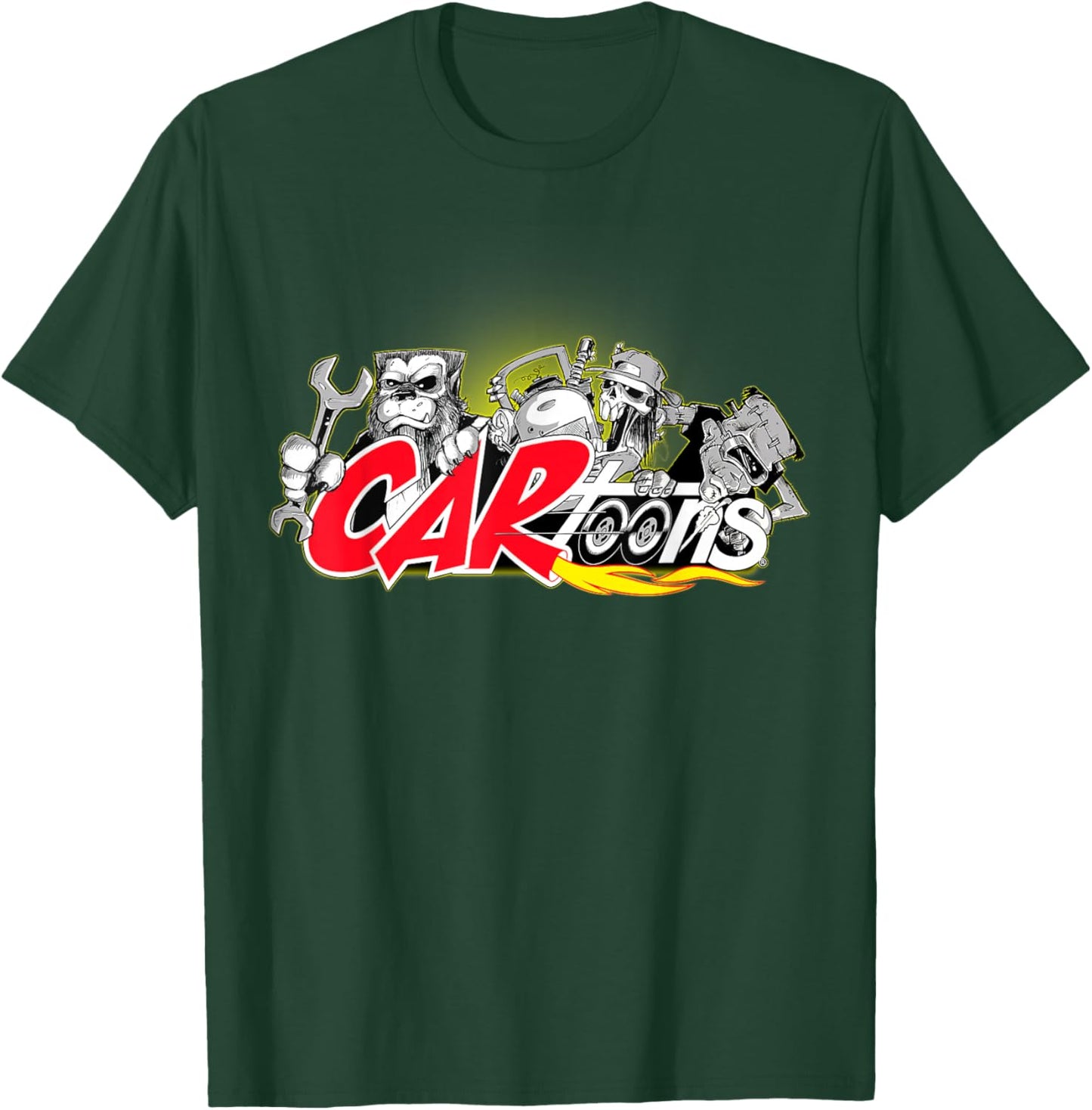 CARtoons Rust In Peace Design T-Shirt - T-Shirt | Forest