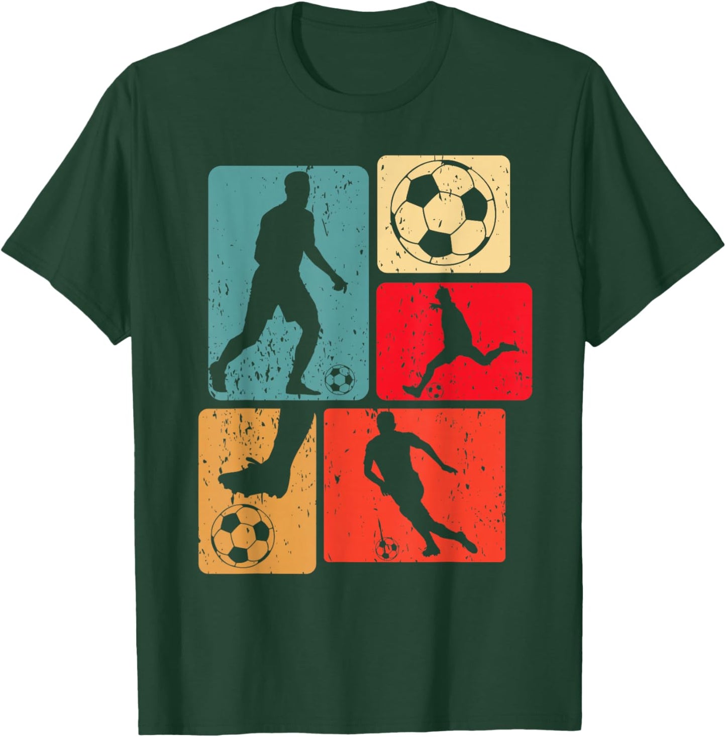 Funny Soccer Player Ball Game Enthousiast Boys Soccer T-Shirt - T-Shirt | Forest