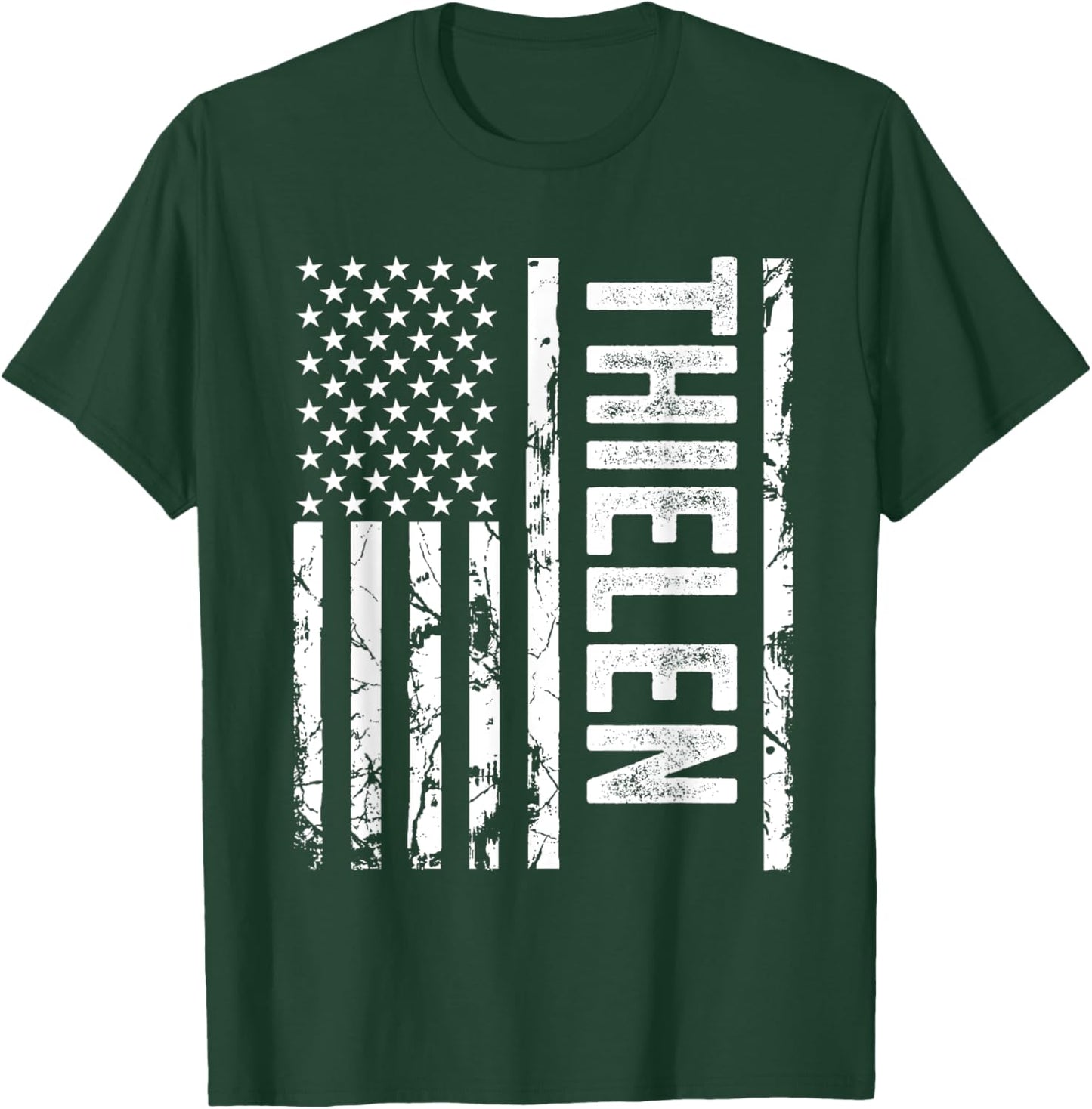 Thielen Last Name Funny Surname Team Thielen Family Reunion T-Shirt - T-Shirt | Forest