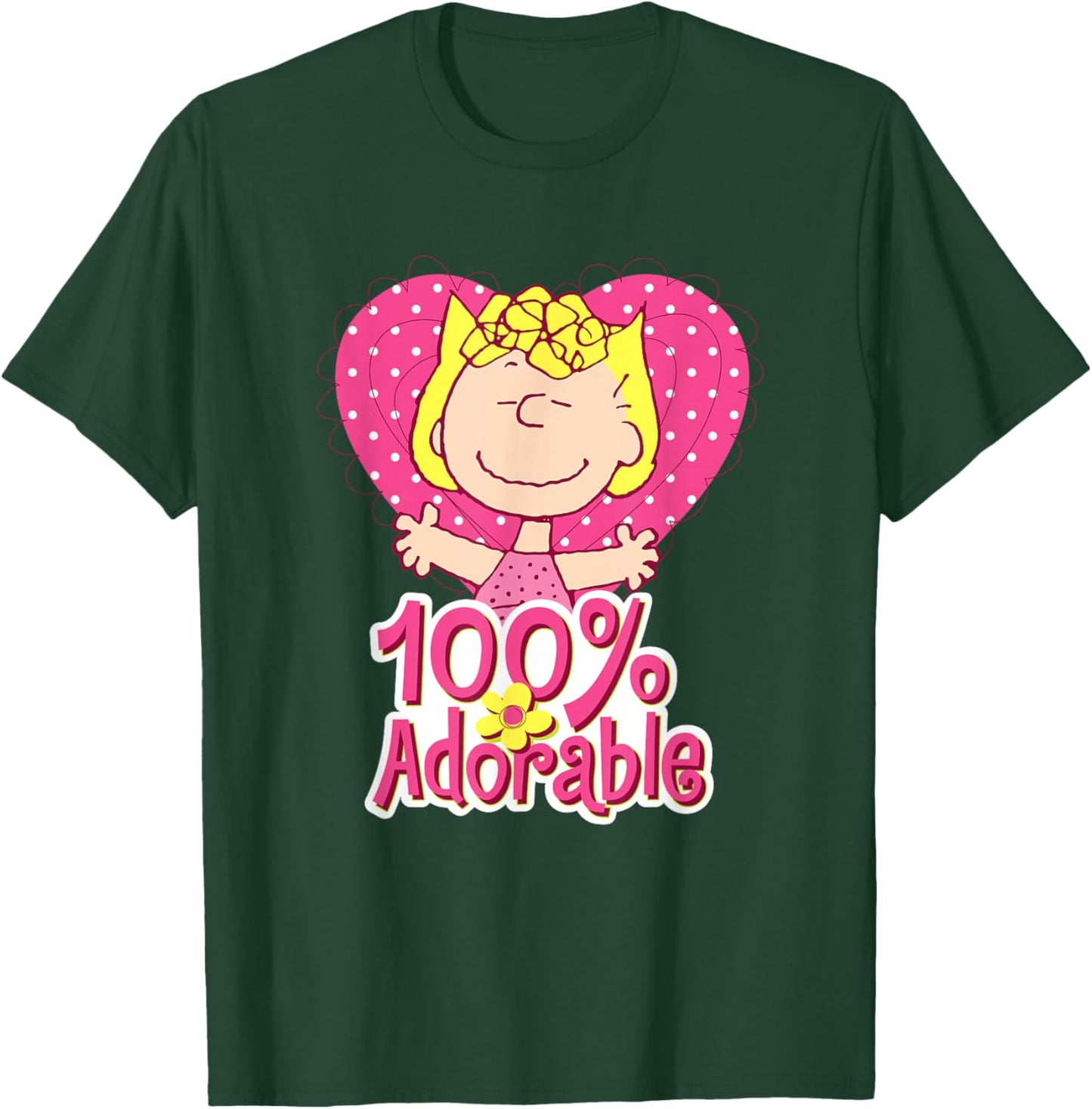 Peanuts Sally Brown Pink And Adorable T-Shirt - T-Shirt | Forest