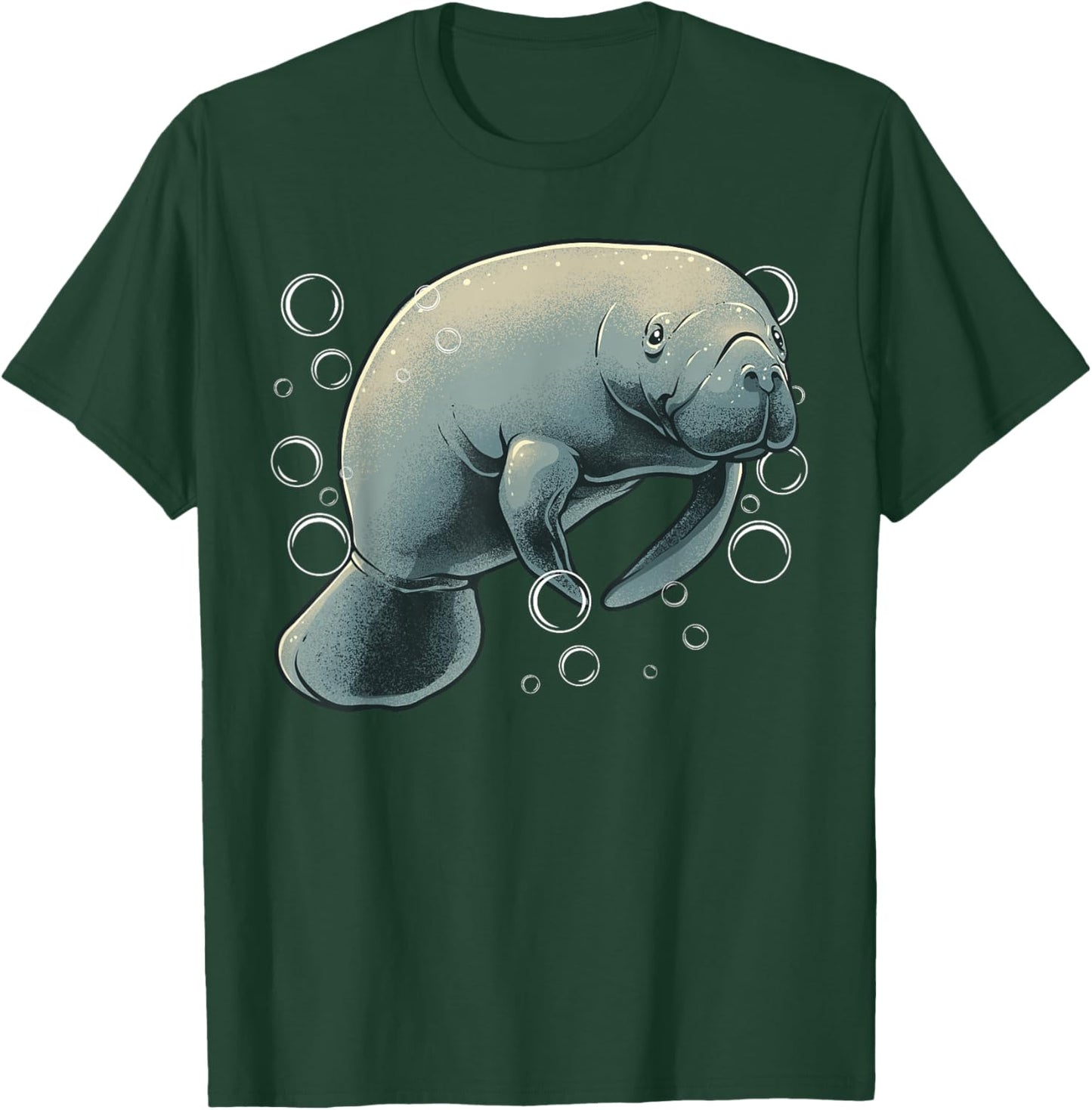 Manatee Design Women Boys Girl Sea Cow Lover Manatee T-Shirt - T-Shirt | Forest