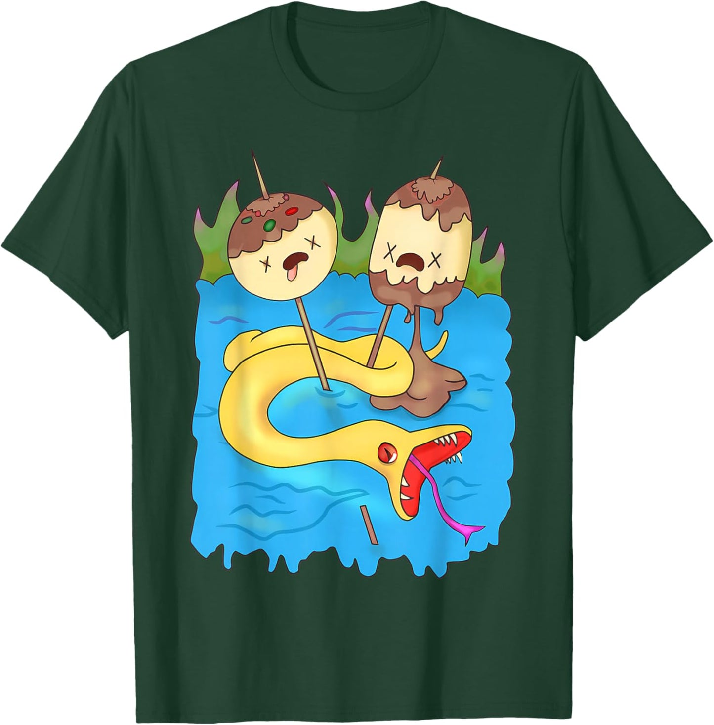 Bubblegums Favorite Rock Snake T-Shirt - T-Shirt | Forest